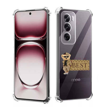 Husa Antisoc pentru Oppo Reno12 Pro, AirBag PRO, Transparent, Best