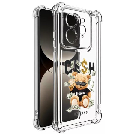 Husa Antisoc pentru Realme GT 7 Pro, AirBag PRO, Clear, Cash is king  