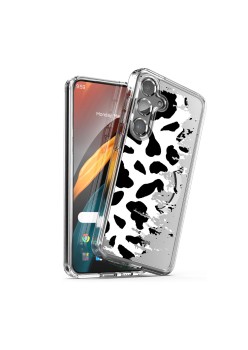 Husa pentru Samsung Galaxy A56 5G, Atasare Magnetica, MagSafe, Pattern Skin 12, Clear