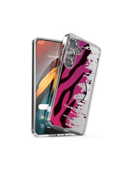 Husa pentru Samsung Galaxy A56 5G, Atasare Magnetica, MagSafe, Pattern Skin 25, Clear