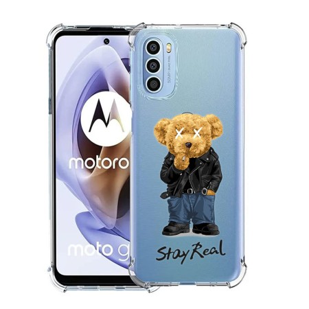 Husa Antisoc pentru Motorola Moto G71 5G, AirBag PRO, Clear, Stay Real