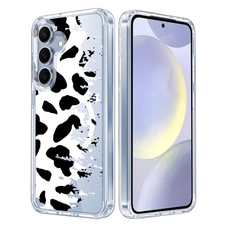 Husa pentru Samsung Galaxy S25, Atasare Magnetica, MagSafe, Pattern Skin 12, Clear