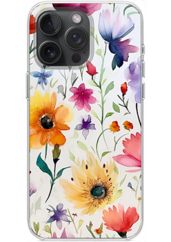 Husa personalizata pentru Apple iPhone 14 Pro Max, MagSafe Atasare Magnetica, Antisoc, Model Floral 1