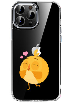 Husa personalizata Apple iPhone 14 Pro, Happy Chick