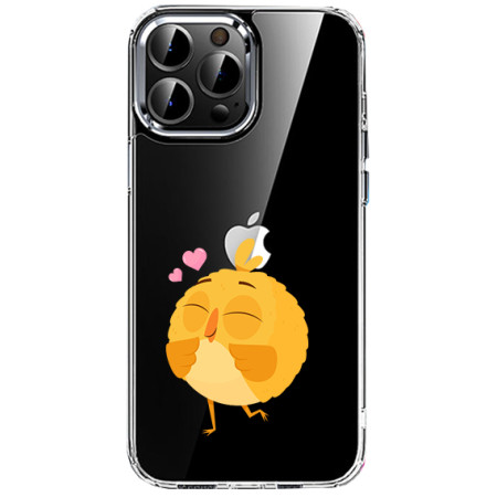 Husa personalizata Apple iPhone 14 Pro, Happy Chick
