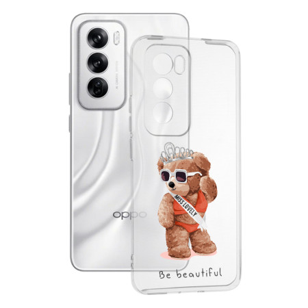 Husa pentru Oppo Reno12, Be Beautiful, Pro-Slim, Clear