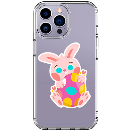 Husa personalizata Apple iPhone 15 Pro, Bunny Egg