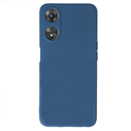 Husa silicon compatibila Oppo A78 5G Camera SuperProtect, Anti-Zgarieturi Interior din Microfibra, Albastru