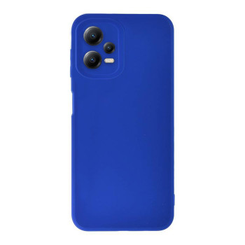 Husa Soft Silicon compatibila cu Xiaomi Redmi Note 12 5G, Matte Efect, Camera Ultra Safe, Albastru