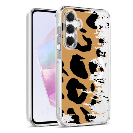 Husa pentru Samsung Galaxy A55 5G, Atasare Magnetica, MagSafe, Pattern Skin 07, Clear