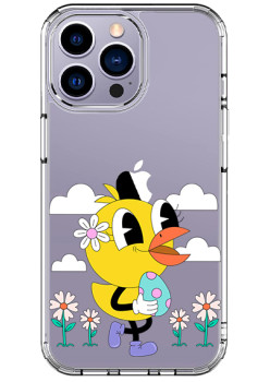 Husa personalizata Apple iPhone 15 Pro, Happy Duck 