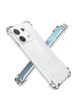 Husa Antisoc compatibila Xiaomi Redmi Note 13 5G, PRO AirBag, Clear