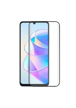 Folie de sticla compatibila Honor X7a, Case Friendly, Lipire Completa, 9H, Transparent