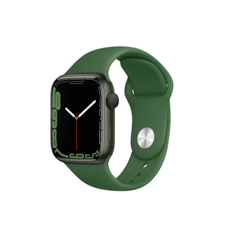Bratara compatibila cu Apple Watch 1/2/3/4/5/6/7/8/SE series 38/40/41 mm, Smartwatch, Silicon WA01, Alfalfa