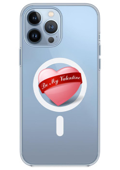 Husa personalizata Apple iPhone 15 Pro Max, MagSafe, Be My Valentine