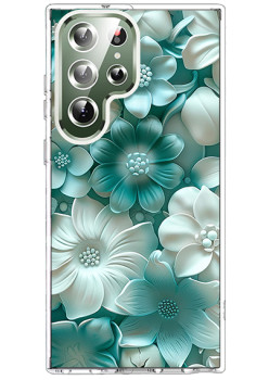 Husa personalizata pentru Samsung Galaxy S23 Ultra, MagSafe Atasare Magnetica, 3D Flower Medley 8