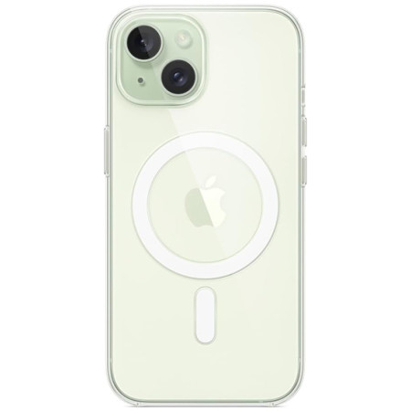 Husa personalizata Apple iPhone 15 Plus, MagSafe, Little Hearts