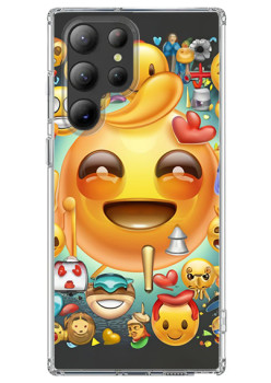 Husa personalizata pentru Samsung Galaxy S24 Ultra, MagSafe Atasare Magnetica, Emoji Baby Face