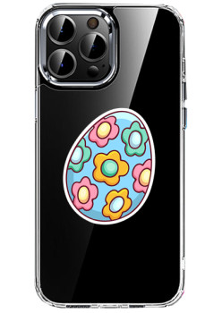 Husa personalizata Apple iPhone 14 Pro, Egg Flower