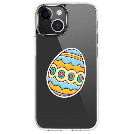 Husa personalizata Apple iPhone 15, Egg Galben