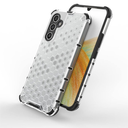 Husa antisoc compatibila Samsung Galaxy S24 Plus, Honeycomb AirBag, Gri