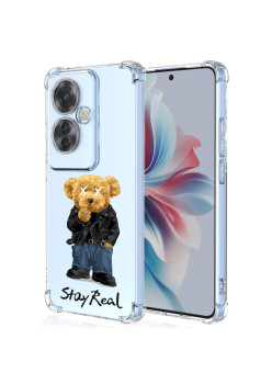 Husa Antisoc pentru Oppo Reno11 F - Protectie TPU AirBag Transparenta Stay Real