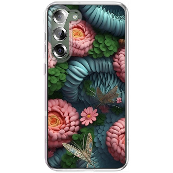 Husa personalizata pentru Samsung Galaxy S24, MagSafe Flower Medley 6