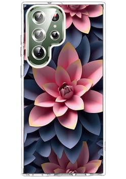 Husa personalizata pentru Samsung Galaxy S23 Ultra, MagSafe Atasare Magnetica, 3D Flower Medley 15