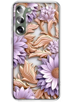 Husa personalizata pentru Samsung Galaxy S24, MagSafe Flower Medley 5