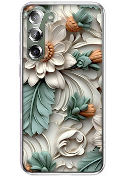 Husa personalizata pentru Samsung Galaxy S24, MagSafe Flower Medley 4