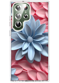 Husa personalizata pentru Samsung Galaxy S23 Ultra, MagSafe Atasare Magnetica, 3D Flower Medley 7