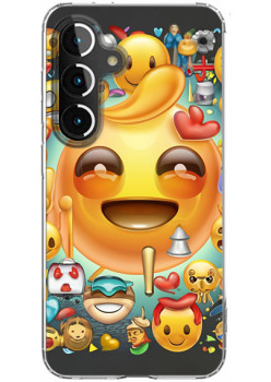 Husa personalizata pentru Samsung Galaxy S24, MagSafe Atasare Magnetica, Emoji Baby Face