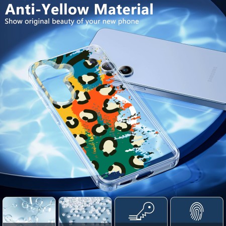 Husa pentru Samsung Galaxy S25, Atasare Magnetica, MagSafe, Pattern Skin 49, Clear