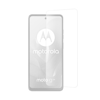 Folie de sticla compatibila Motorola Moto G04, 9H, Case Friendly, Profesionala, Transparenta