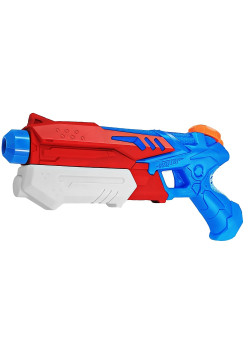 Pistol cu Apa pentru Copii 6 ani+, Rezervor 300ml pentru Piscina/Plaja, Albastru deschis/Rosu