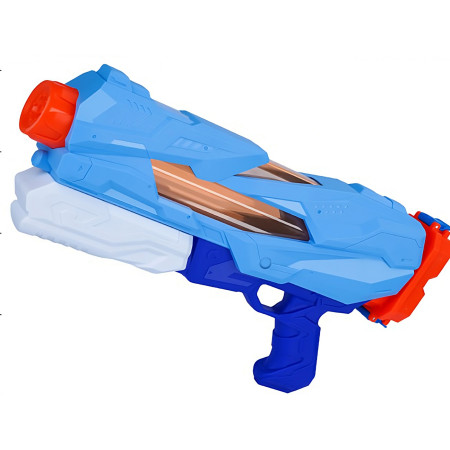 Pistol cu Apa pentru Copii 6 ani+, Rezervor 800 ml pentru Piscina/Plaja, Quick Fill, 5 Duze, Albastru