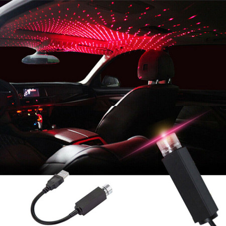 Lampa cu laser pentru Plafon Auto, alimentare USB
