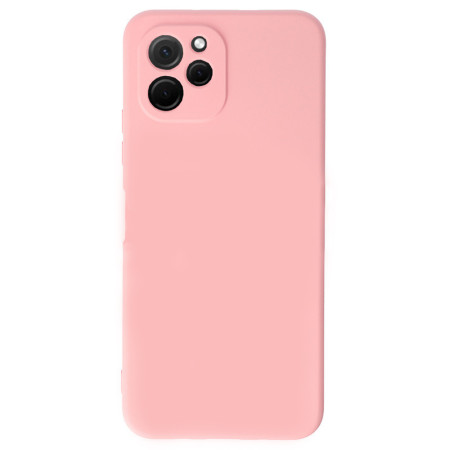 Husa protectie compatibila cu Huawei Nova Y61, ultra silm, silicon HTPMAG, Camera SuperProtect, Interior din Microfibra, Rose