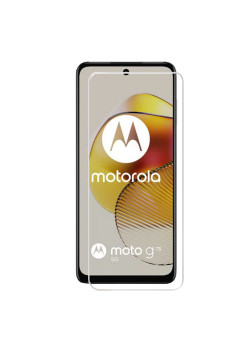 Folie sticla securizata compatibila cu Motorola Moto G73, 2.5D, 9H, Case Friendly, Edge Boss, Transparenta