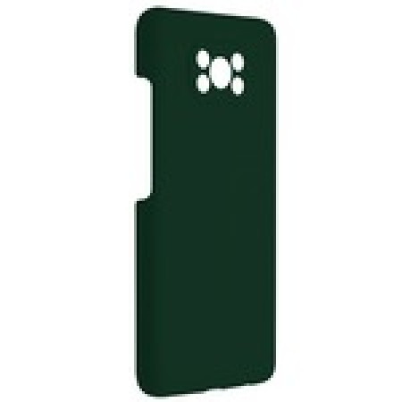 Husa Soft Edge compatibila cu Xiaomi Poco X3 / X3 NFC, Mata, Slim, interior microfibra, Dark Green