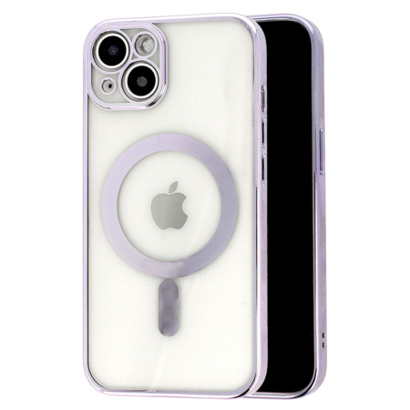 Husa de Protectie Compatibila cu Apple iPhone 13 Mini, HTPMAG Fantom, MagSafe, Argintiu