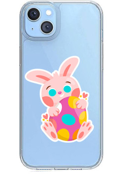 Husa personalizata Apple iPhone 14, Bunny Egg