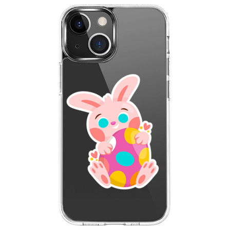Husa personalizata Apple iPhone 14 Plus, Bunny Egg
