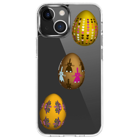 Husa personalizata Apple iPhone 14 Plus, Egg Gold 