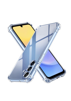 Husa Antisoc compatibila Samsung Galaxy A15, PRO AirBag, Clear