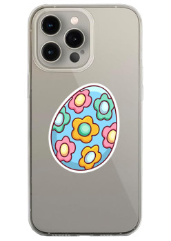 Husa personalizata Apple iPhone 14 Pro Max, Egg Flower