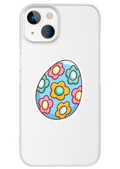 Husa personalizata Apple iPhone 15 Plus, Egg Flower