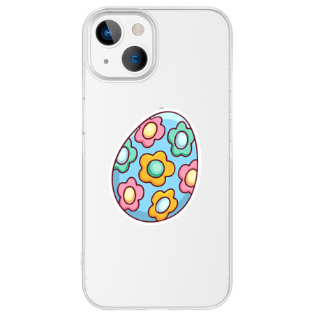 Husa personalizata Apple iPhone 15 Plus, Egg Flower