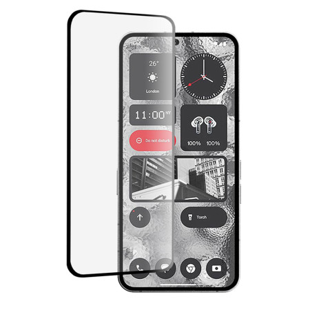 Folie de sticla securizata compatibila Nothing Phone 2, 9D, DD Protectie Profesionala, Adeziv Complet, Transparent