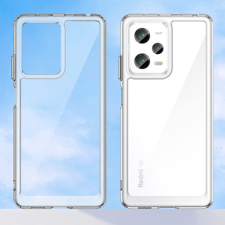 Husa Gel compatibila cu Xiaomi Redmi Note 12 Pro, Pastreaza Originalitatea, Transparent 